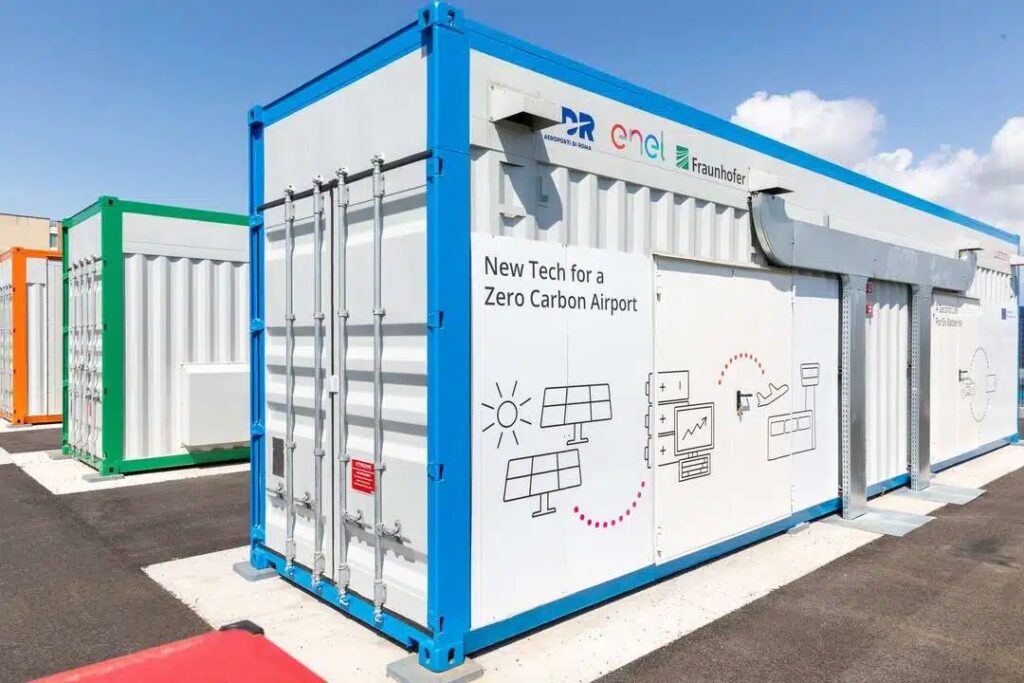 sistema di storage con batterie usate
